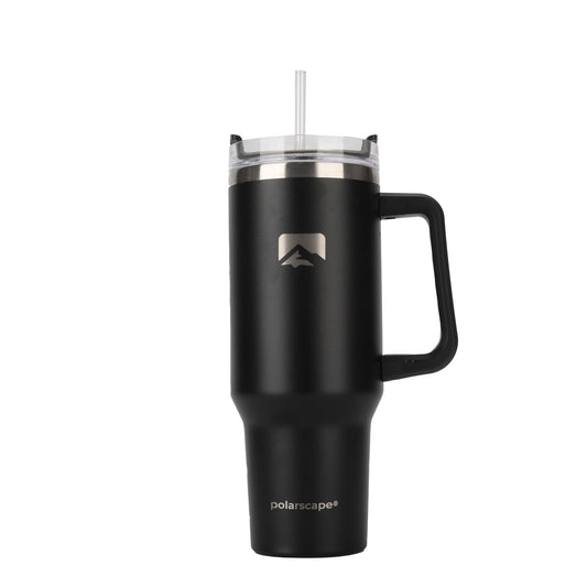 Tumbler with Straw and Lid 40oz Black