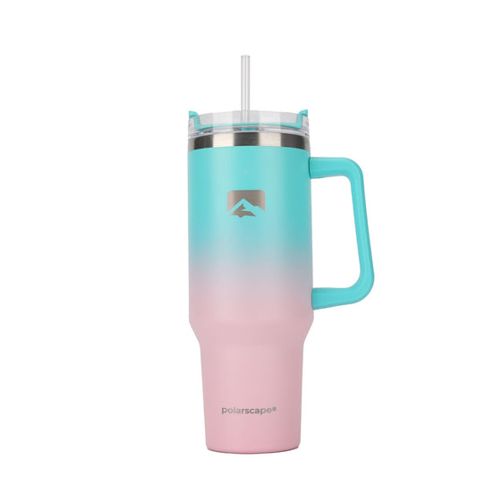 Tumbler with Straw and Lid 40oz Bubble Bliss